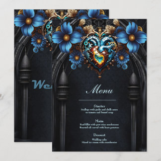 Edele steampunk hart menu