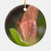 edele vlinder keramisch ornament (Achterkant)