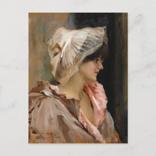 Edelfelt Parisian lady in a peignoir CC0045 Briefkaart (Voorkant)