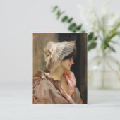 Edelfelt Parisian lady in a peignoir CC0045 Briefkaart (Staand voorkant)