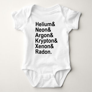 Edelgassen Helium Neon Argon Krypton Radon Xenon Romper
