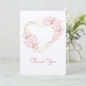 Edelharten Bedankkaart (Staand voorkant)