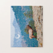 Edelhert (Cervus Elephus) mannetje baltsen Legpuzzel (Verticaal)