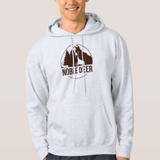 edelhert hoodie (Voorkant)
