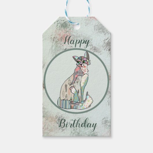 Edelkatze Cadeaulabel (Voorkant)