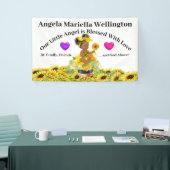 Edelkleurig Baby - Zonnebloemthema Spandoek (Beurs)