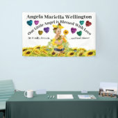 Edelkleurig Baby - Zonnebloemthema Spandoek (Beurs)