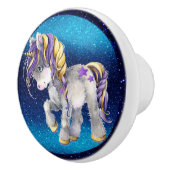 Edelkleurige Unicorn Ceramic Knob. Keramische Knop (Rechts)