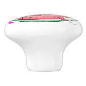 Edelkleurige Unicorn Ceramic Knob. Keramische Knop (Zijkant)