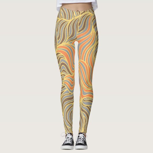 Edelmetalen Leggings (Voorkant)