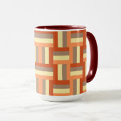 Edelmetalen vierkant mok (Voorkant rechts)