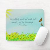edelmomenten Butterflies Quote Muismat (Met muis)