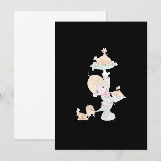 Edelmomenten Thanksgiving van de dolomijn in Turki Kaart (Voorkant / Achterkant)