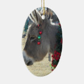 Edeloze Donkey kerstsieraad! Keramisch Ornament (Rechts)