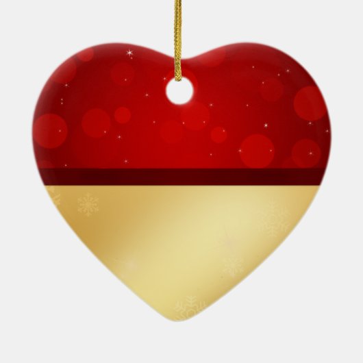 Edeloze gouden kerstcellen keramisch ornament (Achterkant)