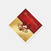 Edeloze gouden kerstcellen servetten (Hoek)