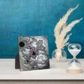 Edeloze juwelen met een Sphere Plaque met Easel Fotoplaat (Insitu)