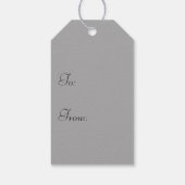 Edeloze Kitten Een cadeau voor je aangepaste tekst Cadeaulabel (Achterkant)