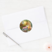 Edeloze kleine momenten ronde sticker (Envelop)