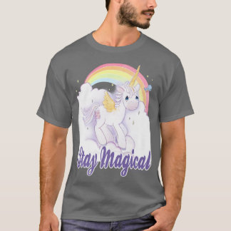 Edeloze momenten blijven Magische Unicorn Rainbow  T-shirt