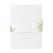 Edeloze Waterverf Envelope Belly band Uitnodigingen Wikkel (Achterkant Voorbeeld)