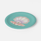 Edelparel in geopende schaal papieren bordje (Gekanteld)