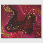 Edelrood ontwerp cadeaupapier (Vlak)