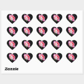Edelroze roze, sticker (Vel)