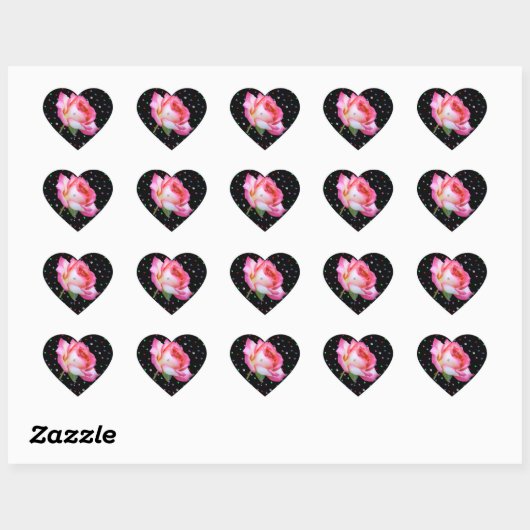 Edelroze roze, sticker (Vel)