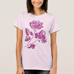 Edelroze roze T-shirt