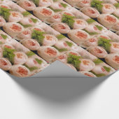 Edelroze rozen cadeaupapier (Hoek)