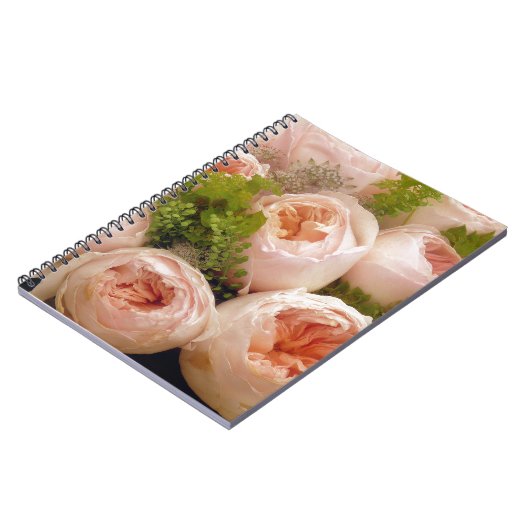 Edelroze rozen notitieboek (Linkerzijde)