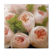 Edelroze rozen tegeltje (Voorkant)