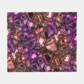 edelsteen circuits - astro flare : fleece deken (Voorkant (Horizontaal))