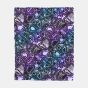 edelsteen circuits - astro schaduw : fleece deken