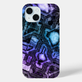 Edelsteen circuits - Astro Shadow : iPhone 15 Case