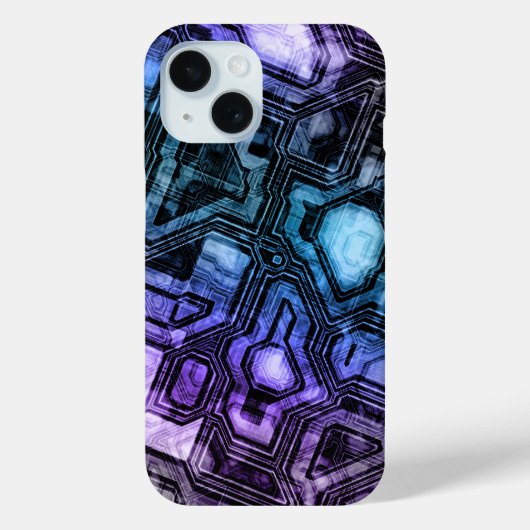 Edelsteen circuits - Astro Shadow : Case-Mate iPhone Case (Achterkant)