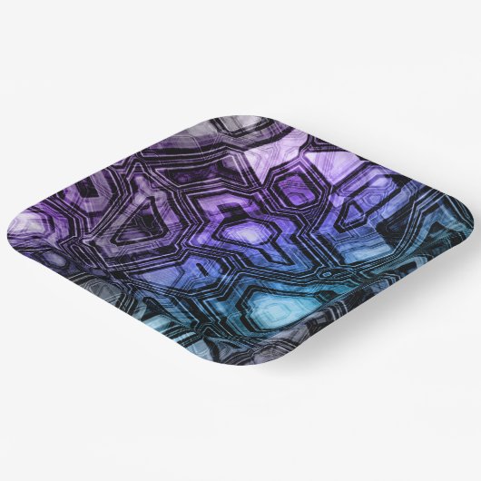 Edelsteen circuits - Astro Shadow : Papieren Bordje (Gebogen)