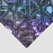 Edelsteen circuits - Astro Shadow : Tissuepapier (Detail)