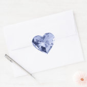 Edelsteen Crystal Diamond Glanzend Hart Sticker (Envelop)