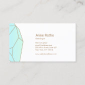 Edelsteen Crystal Healer en Sieraden Designer Visitekaartje (Achterkant)