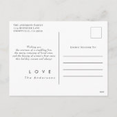 Edelsteen Crystal Rendier Christmas Briefkaart (Achterkant)