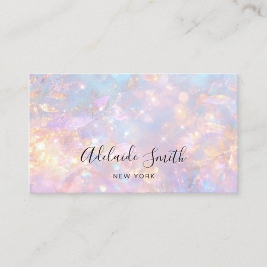 edelsteen foto visitekaartje (Voorkant)