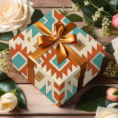 Edelsteen-geïnspireerde inheemse Amerikaanse stijl Cadeaupapier