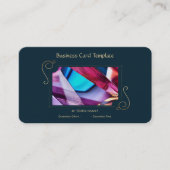 Edelsteen kristal sieraden visitekaartje (Voorkant)