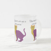 edelsteen matglas koffiemok (Voorkant rechts)