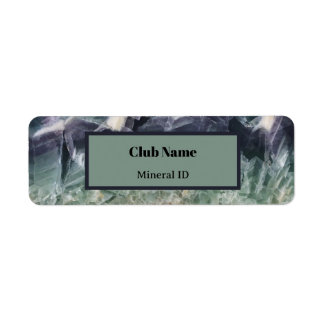 Edelsteen & Mineraal Club Mineraal ID Etiket