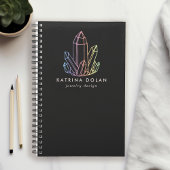 Edelsteen Regenboog Kwarts Kristal Zakelijk Logo Planner