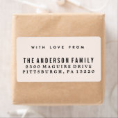 Edelsteen retour adres label (Insitu)