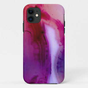 Edelsteen Serie - Agaat in Paars Met Kwarts Behuiz Case-Mate iPhone Case